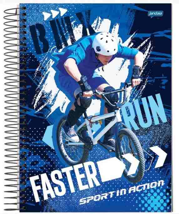 CADERNO C.D. 1X1 SPORT ACTION